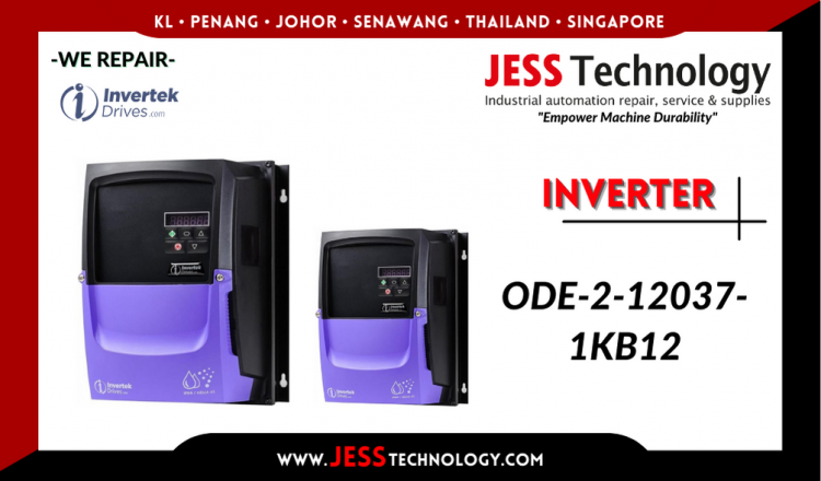 Repair INVERTEK INVERTER ODE-2-12037-1KB12 Malaysia, Singapore, Indonesia, Thailand