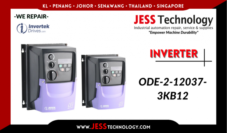 Repair INVERTEK INVERTER ODE-2-12037-3KB12 Malaysia, Singapore, Indonesia, Thailand
