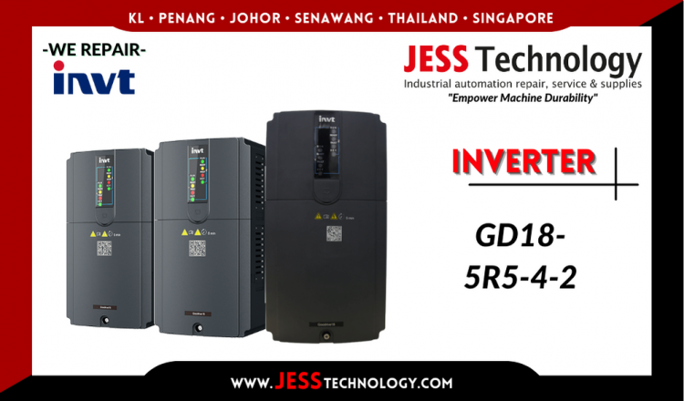 Repair INVT INVERTER GD18-5R5-4-2 Malaysia, Singapore, Indonesia, Thailand