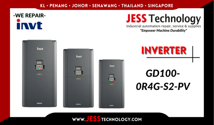 Repair INVT INVERTER GD100-0R4G-S2-PV Malaysia, Singapore, Indonesia, Thailand
