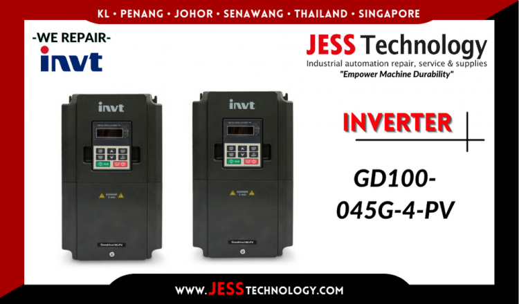 Repair INVT INVERTER GD100-045G-4-PV Malaysia, Singapore, Indonesia, Thailand