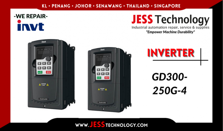 Repair INVT INVERTER GD300-250G-4 Malaysia, Singapore, Indonesia, Thailand