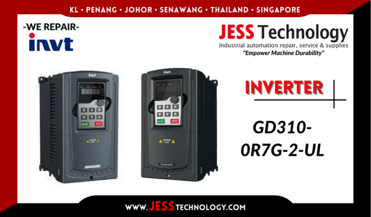 Repair INVT INVERTER GD310-0R7G-2-UL Malaysia, Singapore, Indonesia, Thailand
