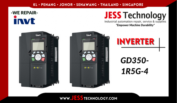 Repair INVT INVERTER GD350-1R5G-4 Malaysia, Singapore, Indonesia, Thailand