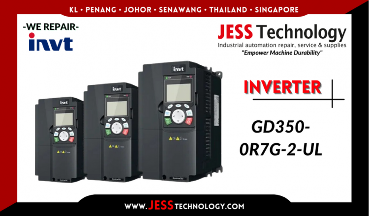 Repair INVT INVERTER GD350-0R7G-2-UL Malaysia, Singapore, Indonesia, Thailand
