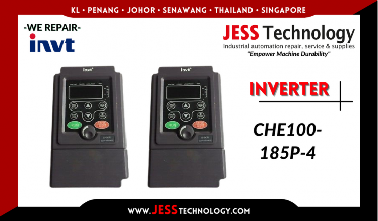 Repair INVT INVERTER CHE100-185P-4 Malaysia, Singapore, Indonesia, Thailand