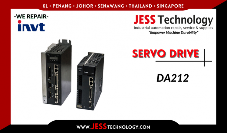 Repair INVT SERVO DRIVE DA212 Malaysia, Singapore, Indonesia, Thailand