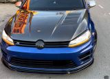 volkswagen golf mk7 aspec carbon fiber hood aspec style quality tebal fit untuk all mk7 replacement upgrade performance new look new set