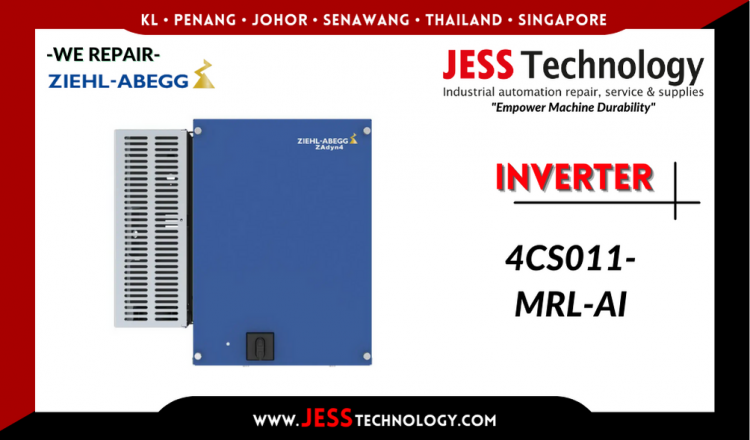 Repair ZIEHL-ABEGG INVERTER 4CS011-MRL-AI Malaysia, Singapore, Indonesia, Thailand