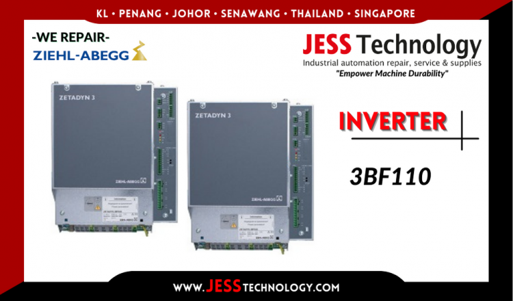 Repair ZIEHL-ABEGG INVERTER 3BF110 Malaysia, Singapore, Indonesia, Thailand