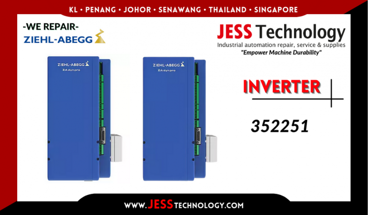 Repair ZIEHL-ABEGG INVERTER 352251 Malaysia, Singapore, Indonesia, Thailand