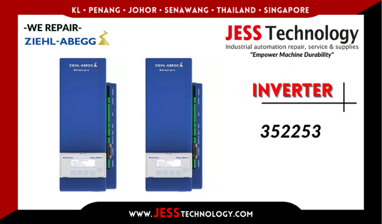 Repair ZIEHL-ABEGG INVERTER 352253 Malaysia, Singapore, Indonesia, Thailand