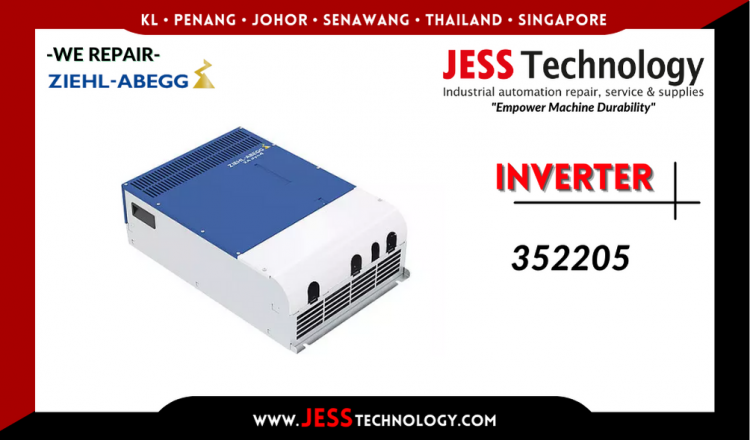 Repair ZIEHL-ABEGG INVERTER 352205 Malaysia, Singapore, Indonesia, Thailand
