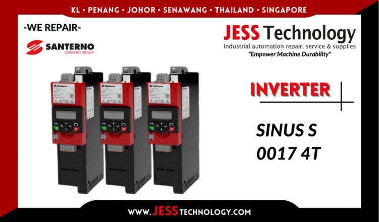 Repair SANTERNO INVERTER SINUS S 0017 4T Malaysia, Singapore, Indonesia, Thailand