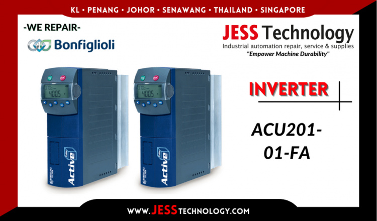 Repair BONFIGLIOLI INVERTER ACU201-01-FA Malaysia, Singapore, Indonesia, Thailand