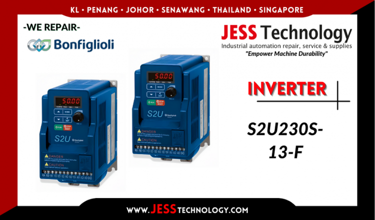 Repair BONFIGLIOLI INVERTER S2U230S-13-F Malaysia, Singapore, Indonesia, Thailand