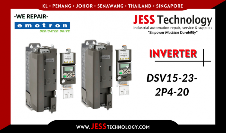 Repair EMOTRON INVERTER DSV15-23-2P4-20 Malaysia, Singapore, Indonesia, Thailand
