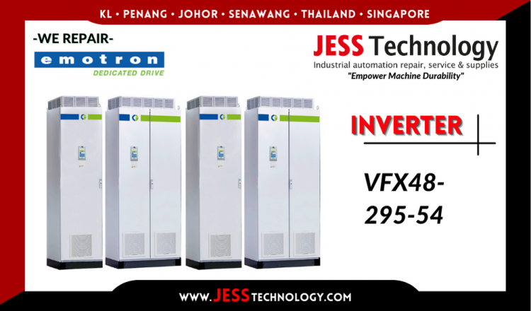Repair EMOTRON INVERTER VFX48-295-54 Malaysia, Singapore, Indonesia, Thailand
