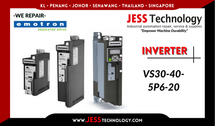 Repair EMOTRON INVERTER VS30-40-5P6-20 Malaysia, Singapore, Indonesia, Thailand