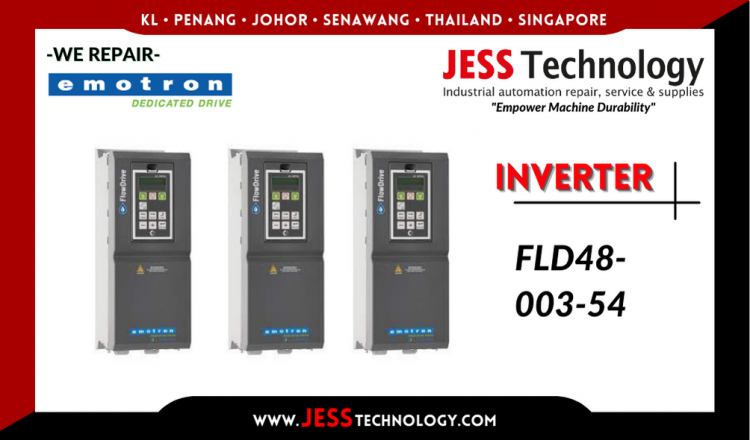 Repair EMOTRON INVERTER FLD48-003-54 Malaysia, Singapore, Indonesia, Thailand