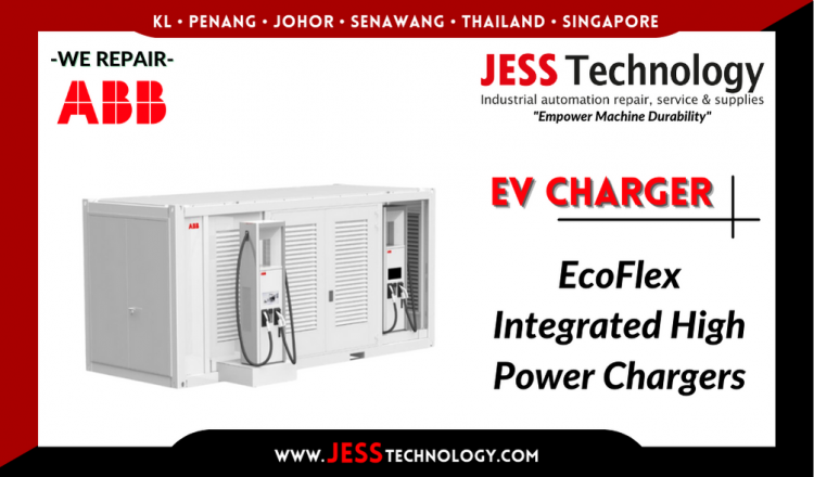 Repair ABB EV CHARGING EcoFlex Integrated High Power Charge Malaysia, Singapore, Indonesia, Thailand