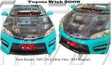 Toyota Wish 2009 Front Bonnet (AP Style) (Carbon Fibre / FRP Material) 