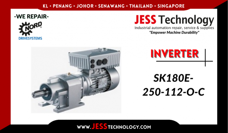 Repair NORD DRIVESYSTEMS INVERTER SK180E-250-112-O-C Malaysia, Singapore, Indonesia, Thailand