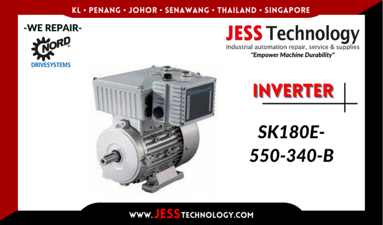 Repair NORD DRIVESYSTEMS INVERTER SK180E-550-340-B Malaysia, Singapore, Indonesia, Thailand