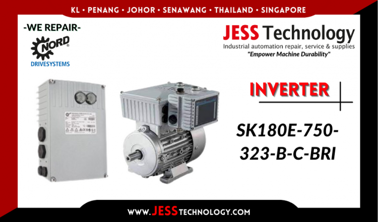 Repair NORD DRIVESYSTEMS INVERTER SK180E-750-323-B-C-BRI Malaysia, Singapore, Indonesia, Thailand