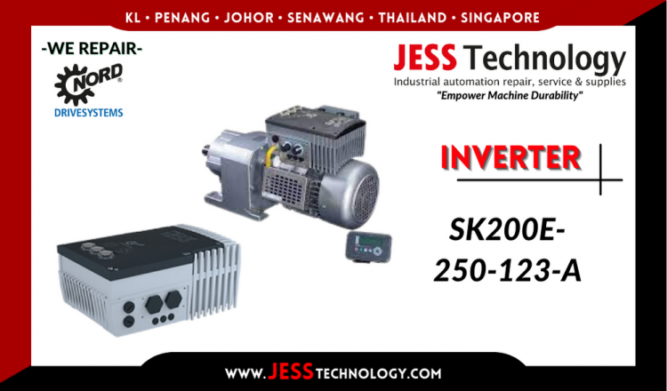 Repair NORD DRIVESYSTEMS INVERTER SK200E-250-123-A Malaysia, Singapore, Indonesia, Thailand