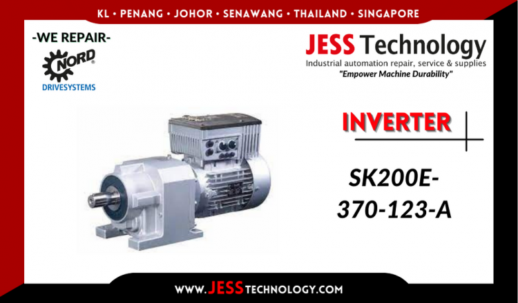 Repair NORD DRIVESYSTEMS INVERTER SK200E-370-123-A Malaysia, Singapore, Indonesia, Thailand