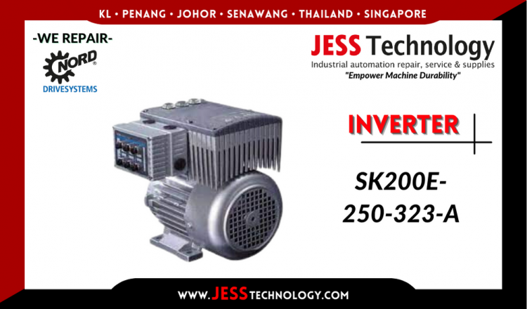 Repair NORD DRIVESYSTEMS INVERTER SK200E-250-323-A Malaysia, Singapore, Indonesia, Thailand