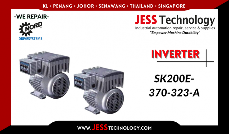 Repair NORD DRIVESYSTEMS INVERTER SK200E-370-323-A Malaysia, Singapore, Indonesia, Thailand