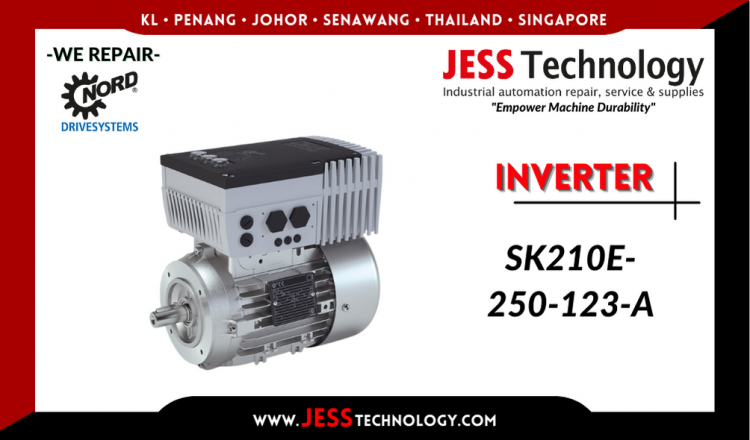 Repair NORD DRIVESYSTEMS INVERTER SK210E-250-123-A Malaysia, Singapore, Indonesia, Thailand