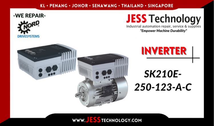 Repair NORD DRIVESYSTEMS INVERTER SK210E-250-123-A-C Malaysia, Singapore, Indonesia, Thailand