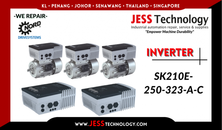 Repair NORD DRIVESYSTEMS INVERTER SK210E-250-323-A-C Malaysia, Singapore, Indonesia, Thailand