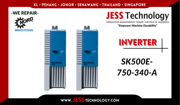 Repair NORD DRIVESYSTEMS INVERTER SK500E-750-340-A Malaysia, Singapore, Indonesia, Thailand