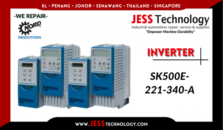 Repair NORD DRIVESYSTEMS INVERTER SK500E-221-340-A Malaysia, Singapore, Indonesia, Thailand