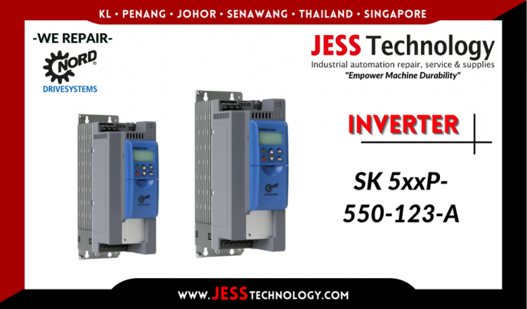 Repair NORD DRIVESYSTEMS INVERTER SK 5xxP-550-123-A Malaysia, Singapore, Indonesia, Thailand