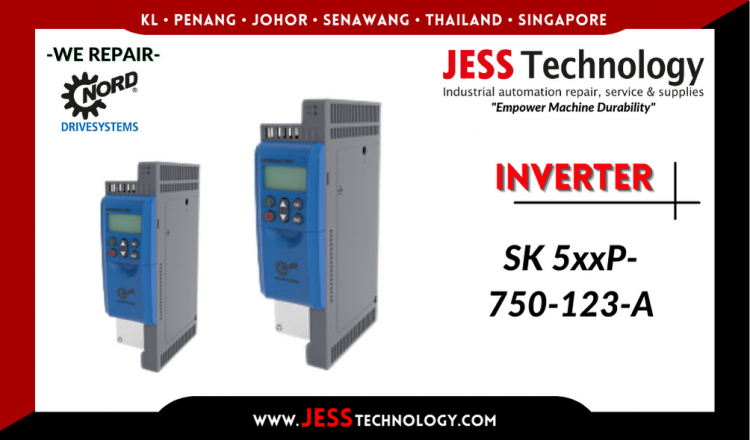 Repair NORD DRIVESYSTEMS INVERTER SK 5xxP-750-123-A Malaysia, Singapore, Indonesia, Thailand