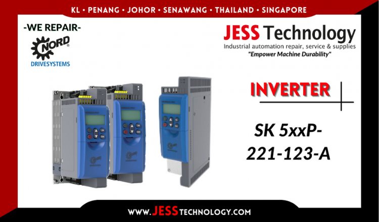 Repair NORD DRIVESYSTEMS INVERTER SK 5xxP-221-123-A Malaysia, Singapore, Indonesia, Thailand