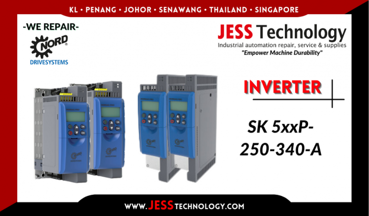 Repair NORD DRIVESYSTEMS INVERTER SK 5xxP-250-340-A Malaysia, Singapore, Indonesia, Thailand