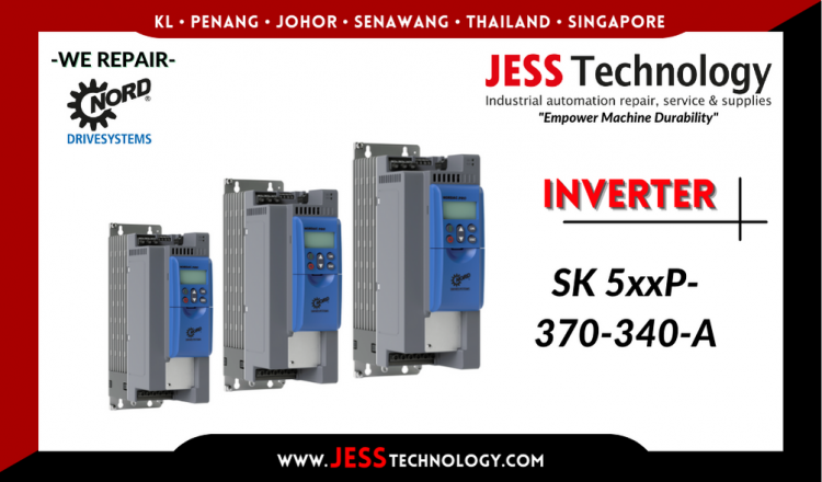 Repair NORD DRIVESYSTEMS INVERTER SK 5xxP-370-340-A Malaysia, Singapore, Indonesia, Thailand