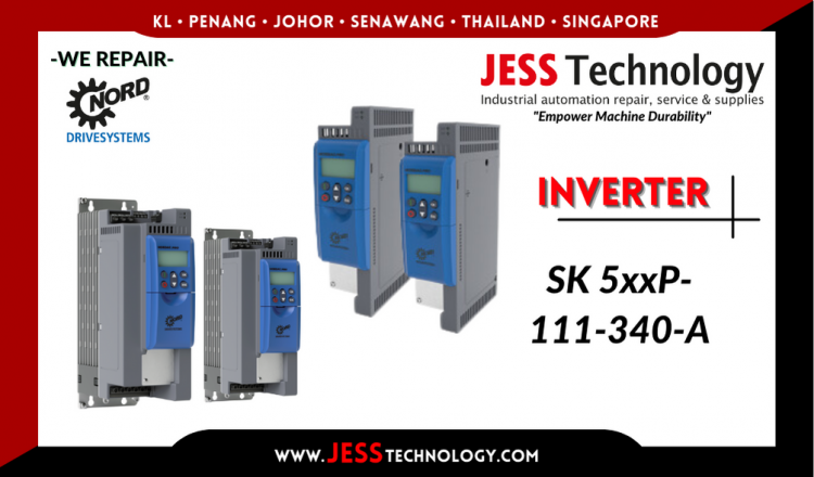 Repair NORD DRIVESYSTEMS INVERTER SK 5xxP-111-340-A Malaysia, Singapore, Indonesia, Thailand