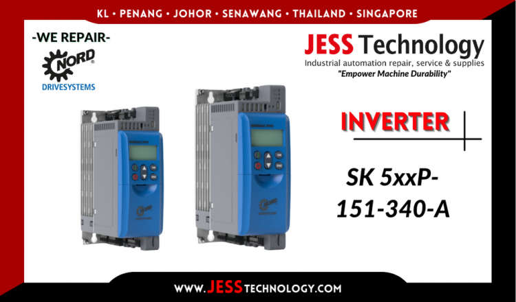 Repair NORD DRIVESYSTEMS INVERTER SK 5xxP-151-340-A Malaysia, Singapore, Indonesia, Thailand