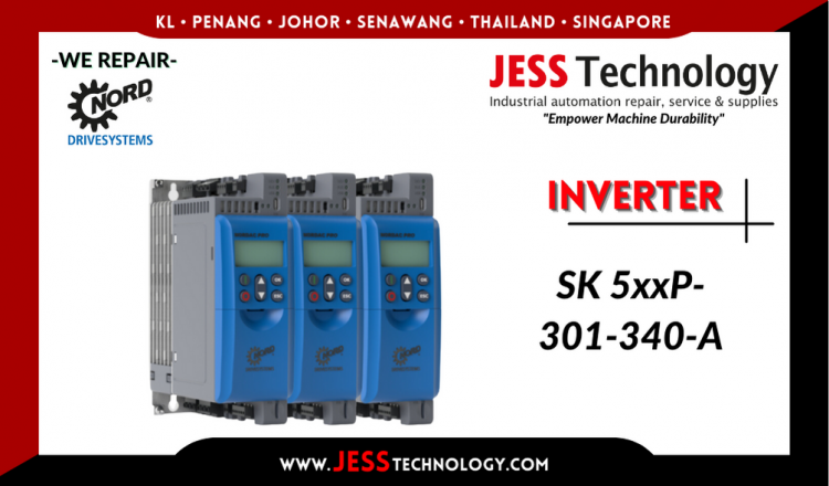 Repair NORD DRIVESYSTEMS INVERTER SK 5xxP-301-340-A Malaysia, Singapore, Indonesia, Thailand