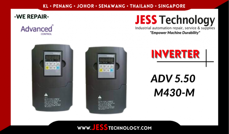 Repair ADVANCED CONTROL INVERTER ADV 5.50 M430-M Malaysia, Singapore, Indonesia, Thailand