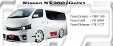 Nissan NV350 Golv Style Front Bonnet, Front Grill, Front Bumper 