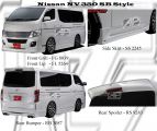Nissan NV350 SB Style Front Grill, Front Lip, Side Skirt, Rear Bumper, Rear Spoiler 