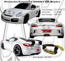 Porsche Cayman 2008 TA Style Front Bumper, Front Grill, Rear Bumper, Rear Spoiler 